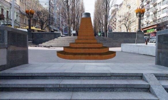На місці пам'ятника Леніну в Києві встановлять символічні сходи