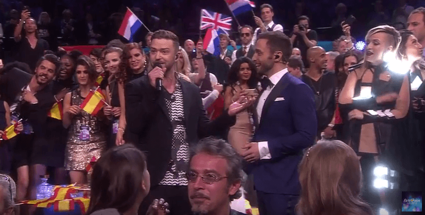Феерично: Джастин Тимберлейк впервые выступил на "Евровидении"