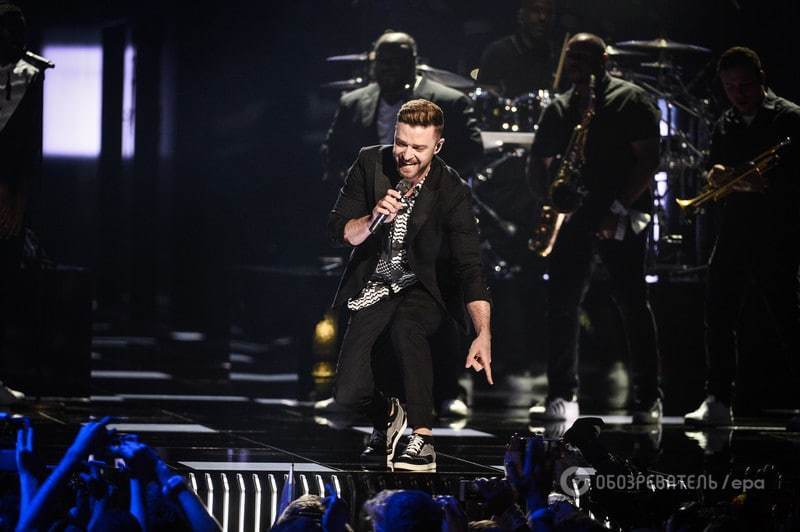 Феерично: Джастин Тимберлейк впервые выступил на "Евровидении"