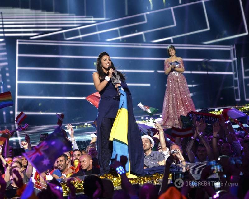 Как Джамала праздновала победу на "Евровидении-2016": опубликованы фото