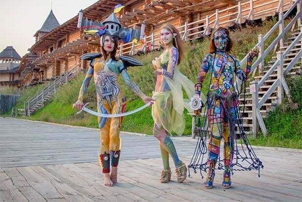 21-22 мая в "Парке Киевская Русь" состоятся фестивали боди-арта и детского творчества