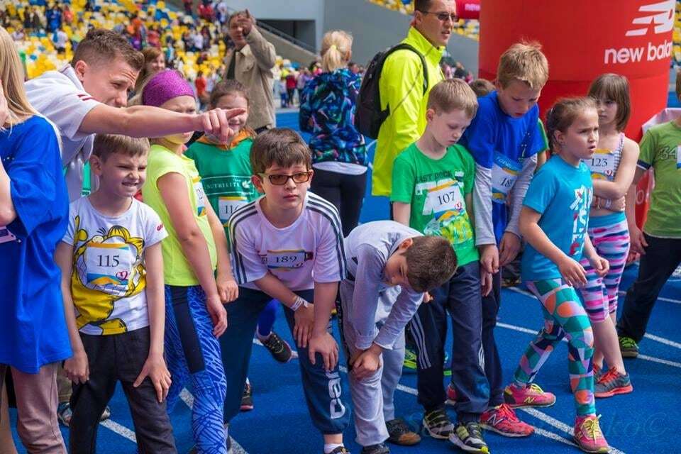 В Киеве дети с аутизмом приняли участие в ЕвроМарафоне: опубликованы фото