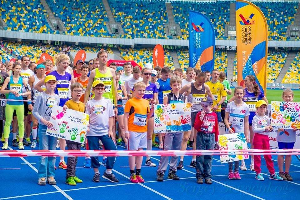 В Киеве дети с аутизмом приняли участие в ЕвроМарафоне: опубликованы фото