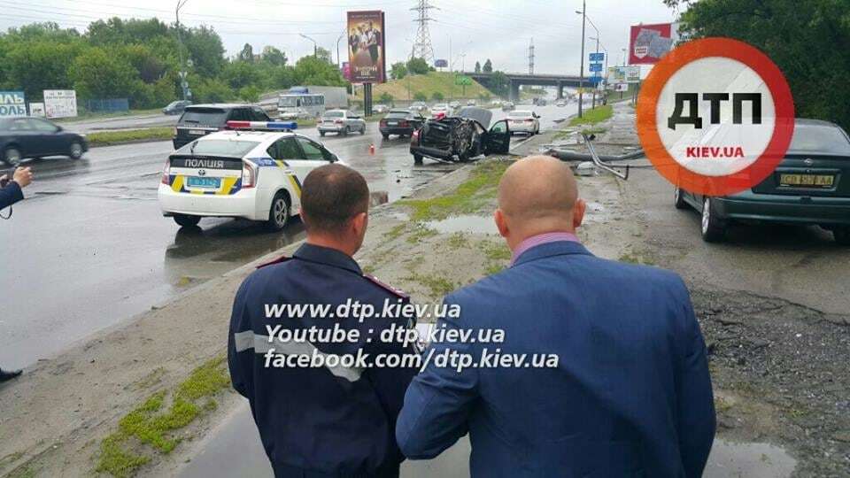 В Киеве водитель Геращенко устроил жесткое ДТП: опубликованы фото