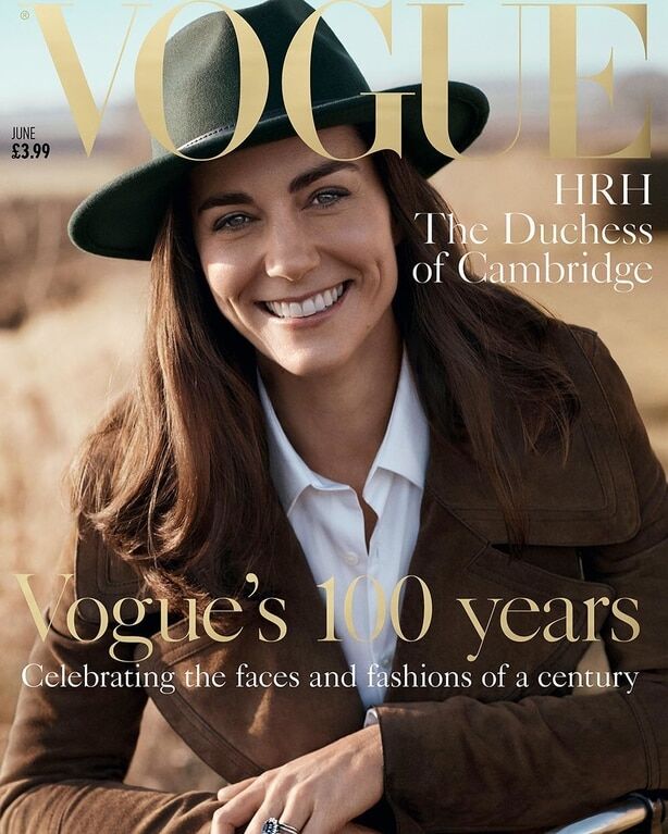 Улыбка Миддлтон: герцогиня впервые украсила обложку британского Vogue