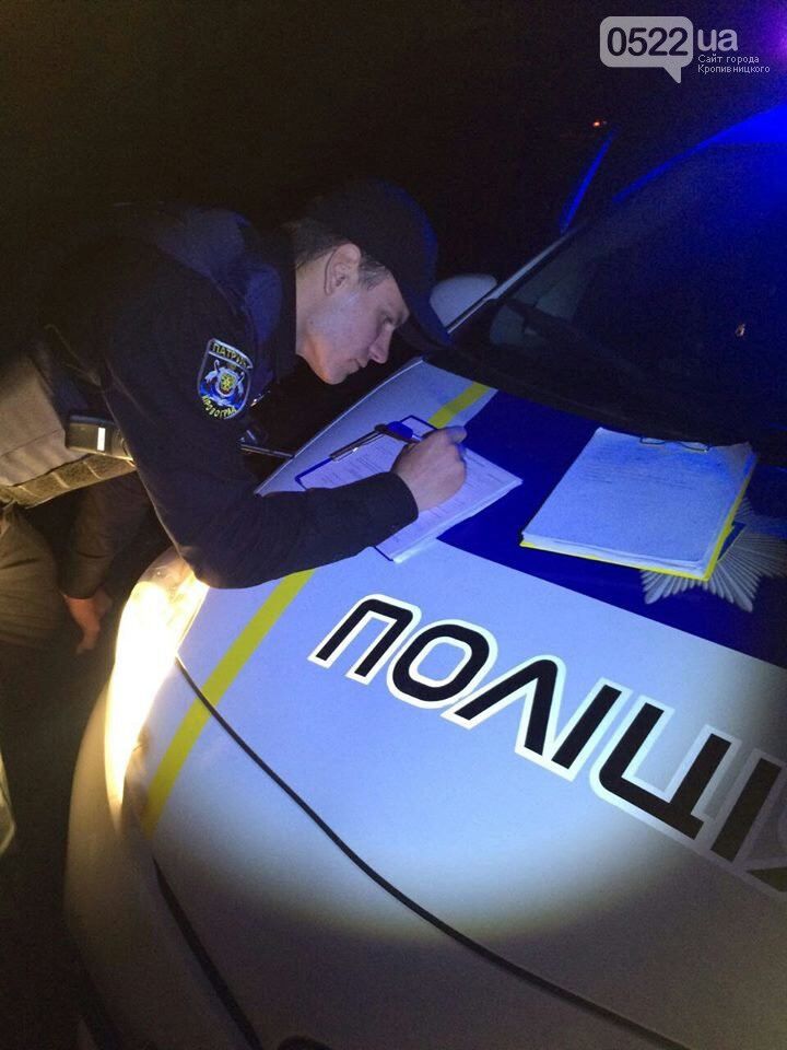 Патрульные полицейские в Кировограде поймали еще одного пьяного водителя