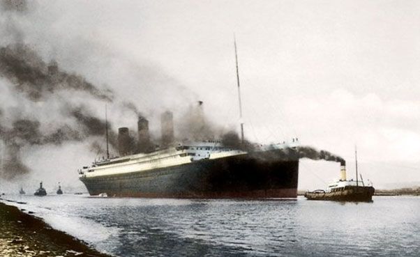 Катастрофа века: опубликованы редкие цветные фотографии "Титаника"