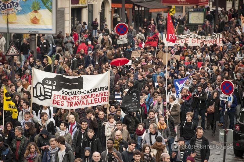 Яростный май: во Франции сотрудники АЭС подключились к национальному протесту. Опубликованы фото и видео