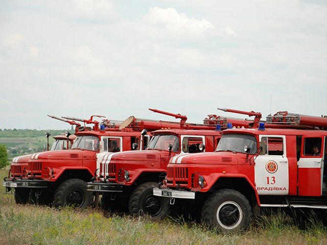 На Николаевщине потушили условный лесной пожар
