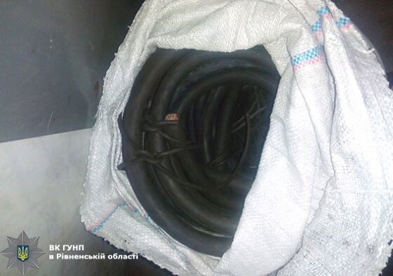 На Рівненщині викрали понад 350 м кабелю із електропоїздів: злодіїв впіймали