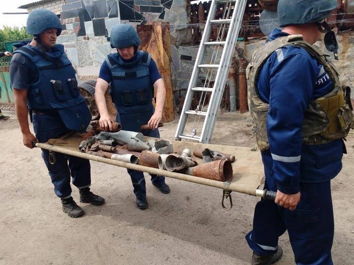 Забор из боеприпасов нашли в Запорожской области (ФОТО)