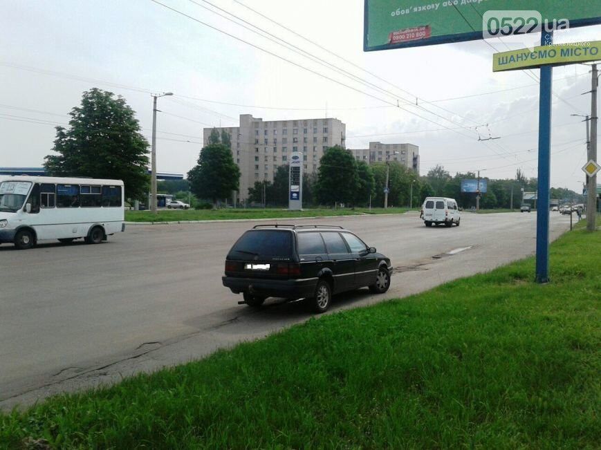 Утром в Кировограде произошло ДТП