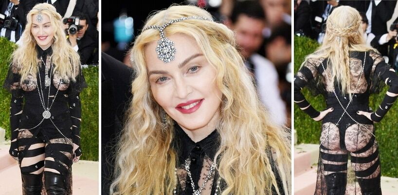 Мадонна пришла в вызывающем наряде на Met Gala 2016
