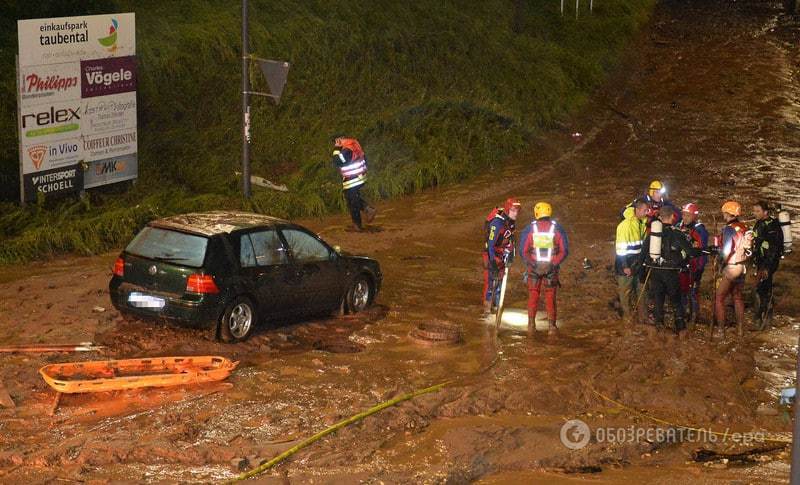 Плавающие авто и руины: мощное наводнение в Германии забрало три жизни. Фото и видеофакт