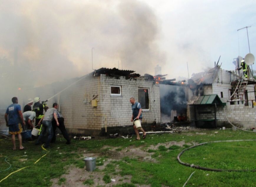 Через коротке замикання електропроводки на Черкащині сталося дві пожежі