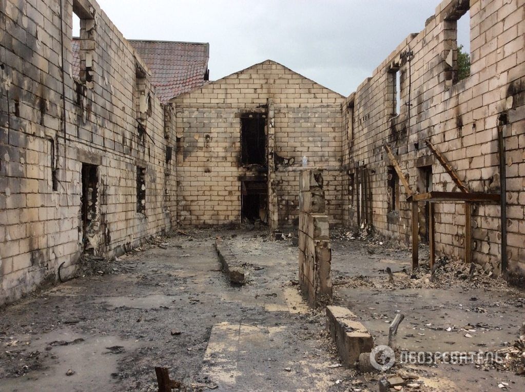 Опубликован фоторепортаж с места пожара в доме престарелых под Киевом