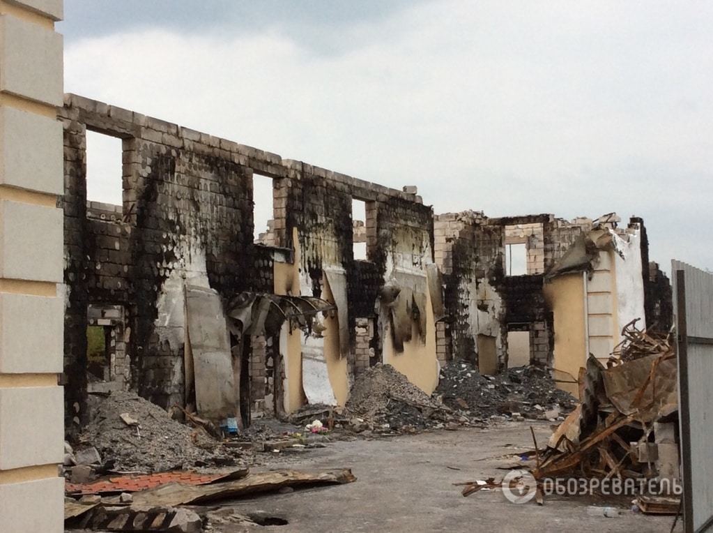 Опубликован фоторепортаж с места пожара в доме престарелых под Киевом