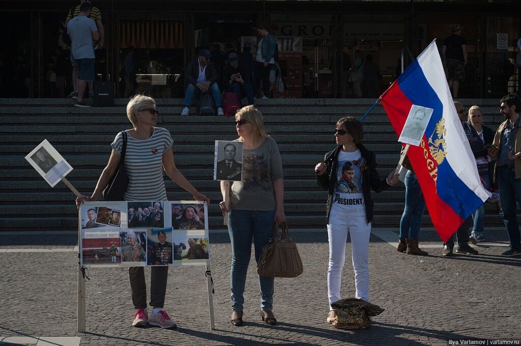 Українські туристи спробували розігнати прихильників "русского міра" у Венеції