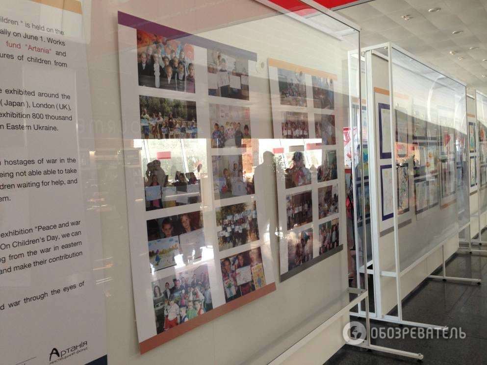 Війна і мир: в аеропорту "Бориспіль" показали творчість дітей Донбасу