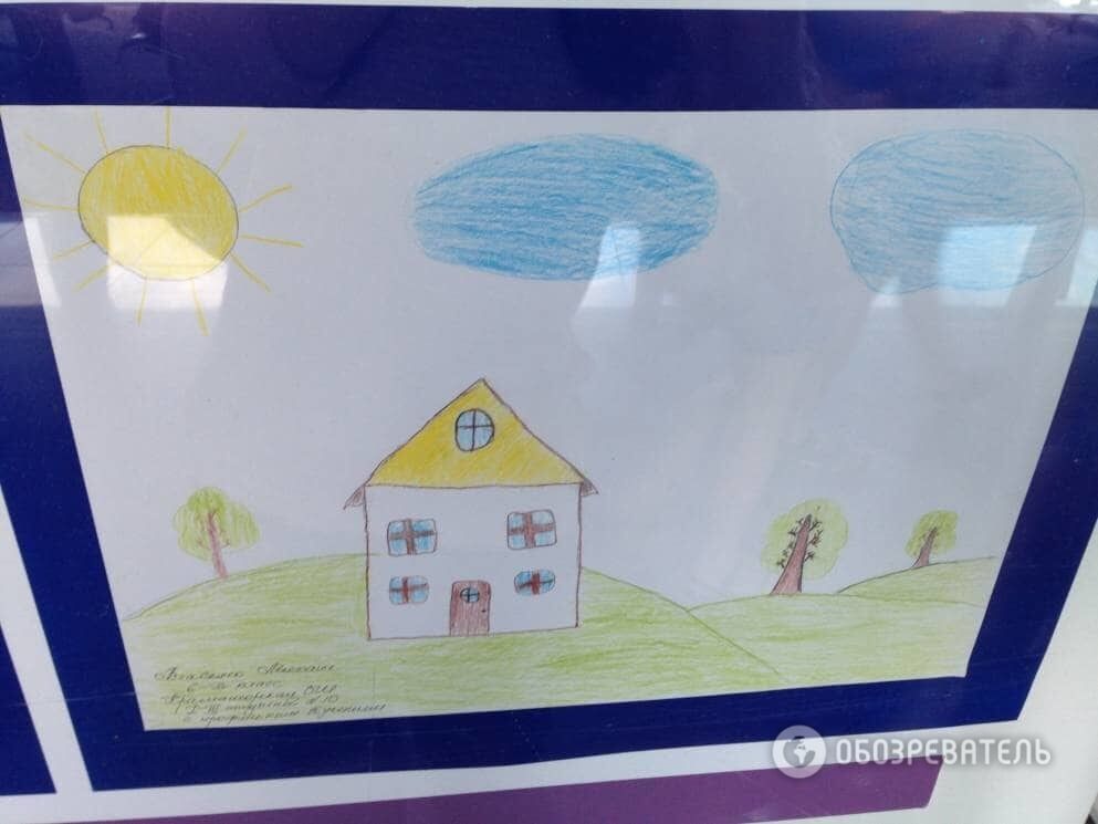 Війна і мир: в аеропорту "Бориспіль" показали творчість дітей Донбасу