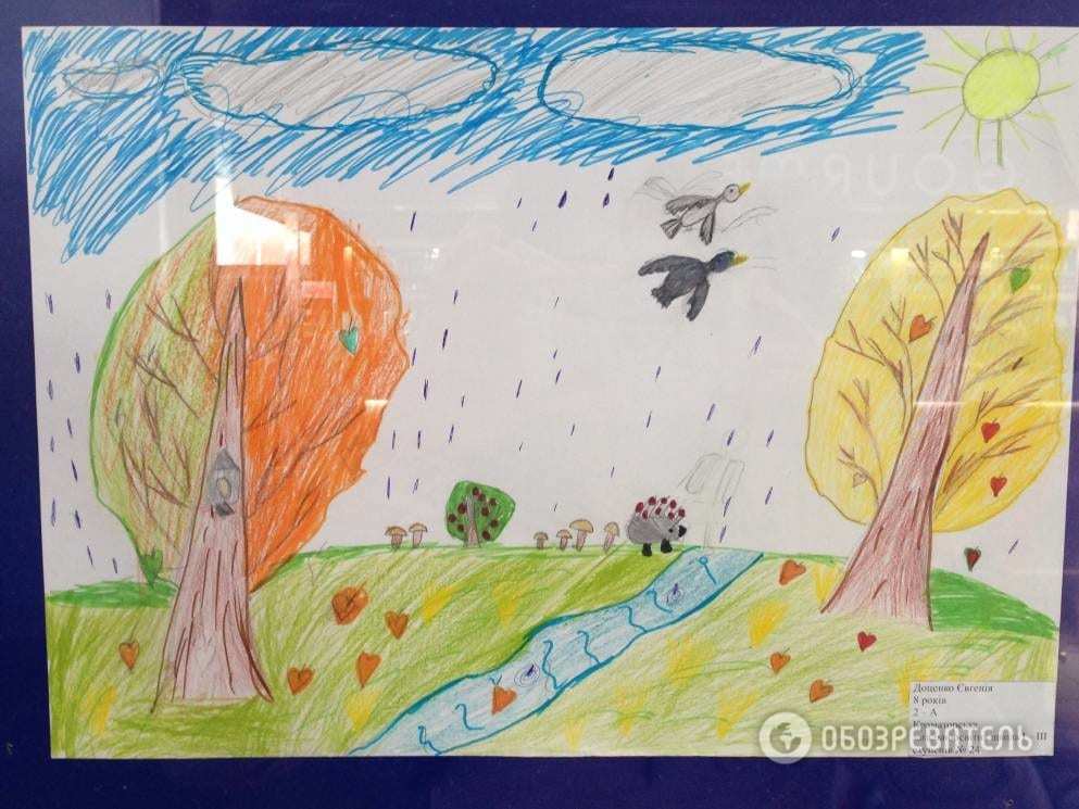 Війна і мир: в аеропорту "Бориспіль" показали творчість дітей Донбасу