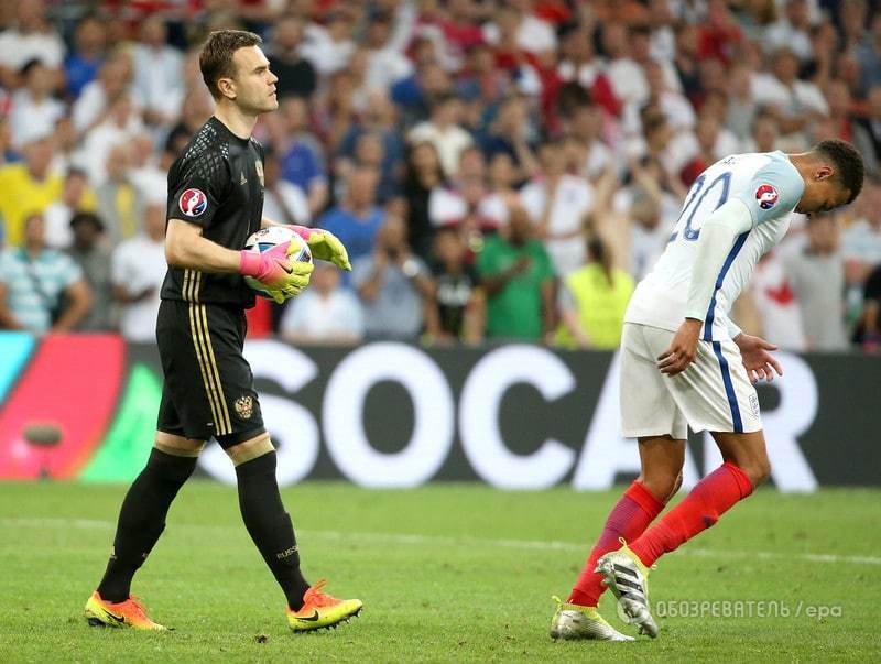 Євро-2016. Росія на останніх секундах врятувала нічию в матчі з Англією