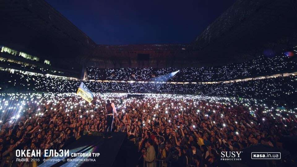 "Выше неба": в сети появились фото с грандиозного концерта "Океана Эльзы" во Львове