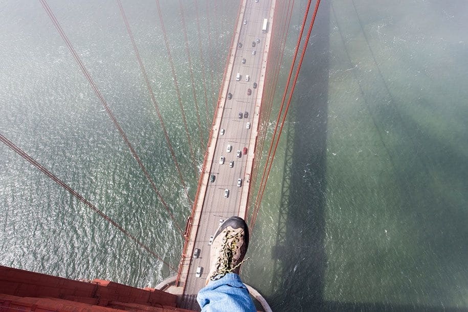 Вершина мира: опубликованы потрясающие фото с моста в Сан-Франциско