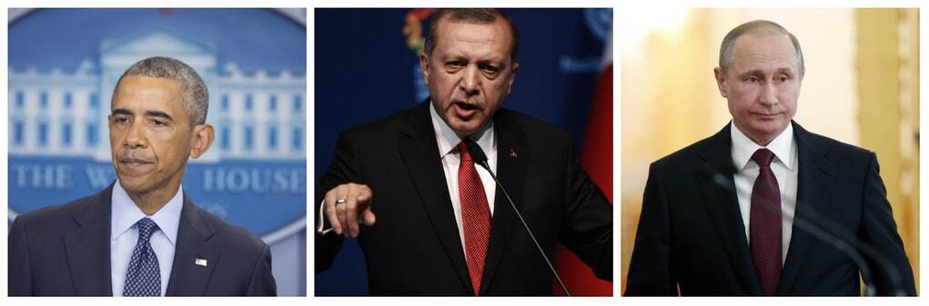 Не смогли: Эрдоган разочаровался в отношениях с Обамой и Путиным
