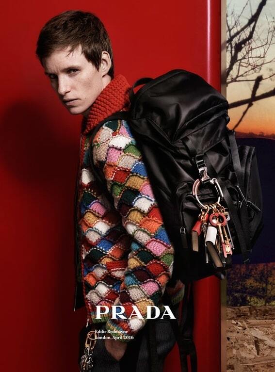 Из кино в моду: звезда "Девушки из Дании" стал лицом новой коллекции Prada