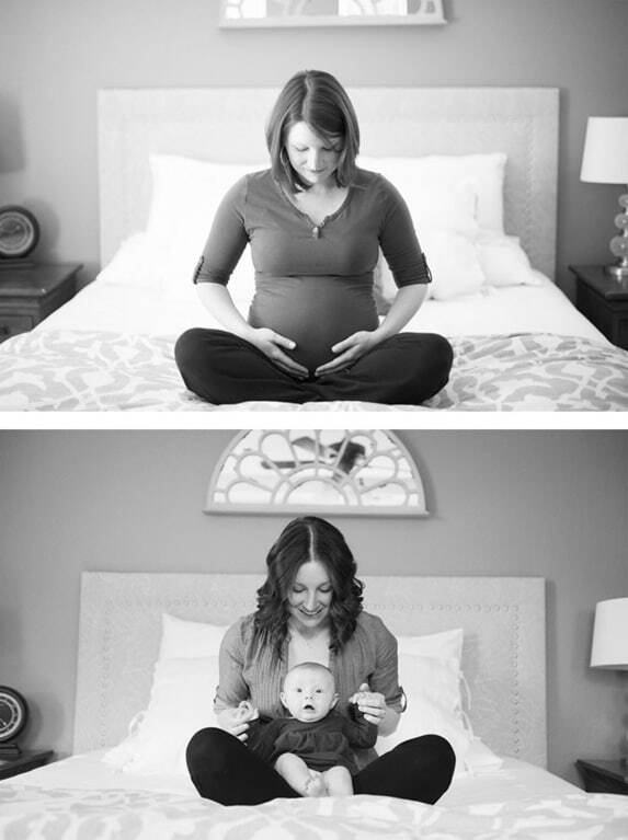 Волшебство новой жизни: трогательные фото до и после рождения ребенка