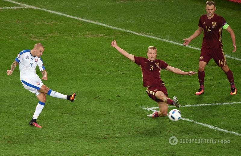Євро-2016. Росія бездарно програла "колгоспній" Словаччині