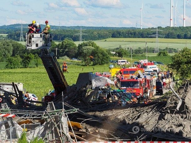 У Німеччині обвалився недобудований міст: є жертви
