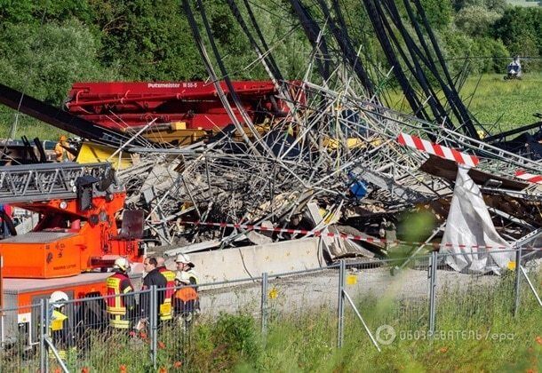 В Германии обрушился недостроенный мост: есть жертвы. Опубликованы фото