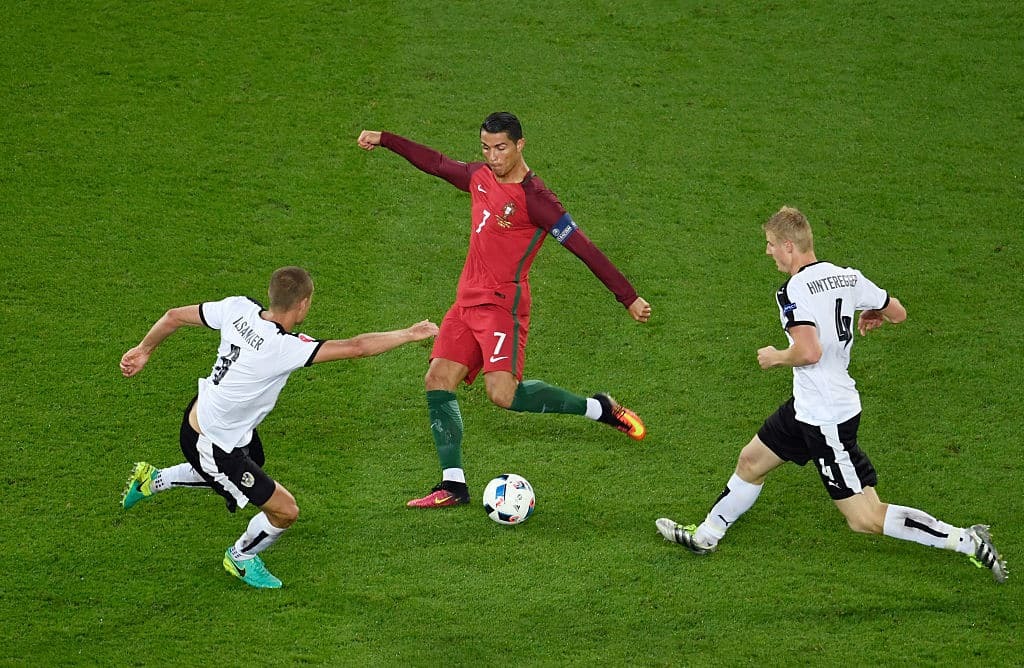 Евро-2016. Португалия с ляпом Роналду не смогла обыграть Австрию