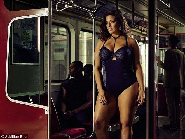 Пышнотелая звезда в метро: plus-size модель в нижнем белье снялась в откровенной фотосессии