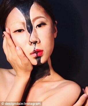 Корейская художница создает невероятные оптические иллюзии прямо на лицах: опубликованы фото