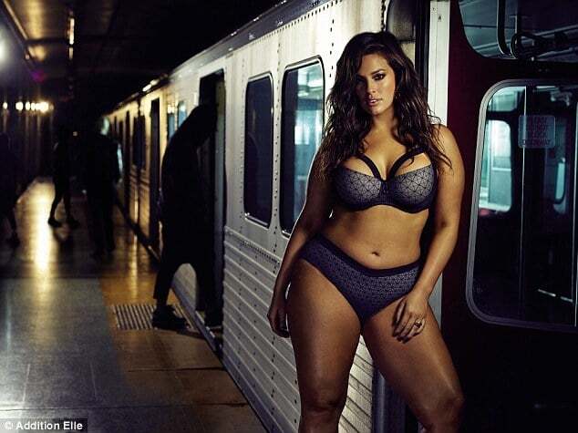 Пышнотелая звезда в метро: plus-size модель в нижнем белье снялась в откровенной фотосессии