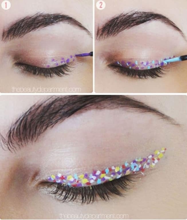 Стрелки-конфетти: новый тренд для ярких модниц