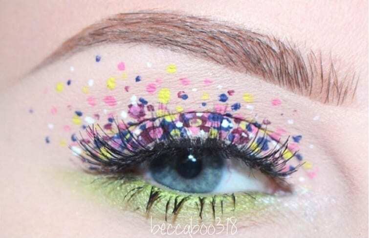 Стрелки-конфетти: новый тренд для ярких модниц