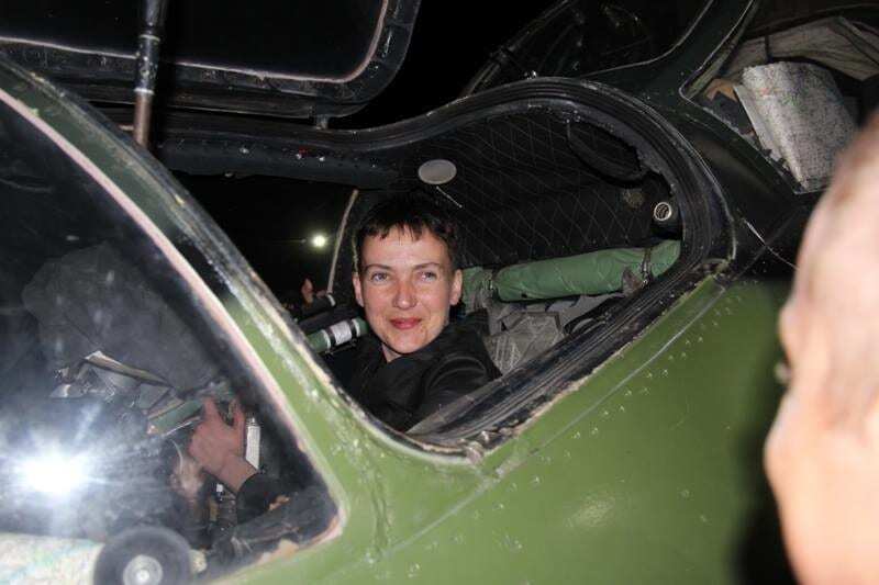 Савченко приїхала в зону АТО: опубліковано фото