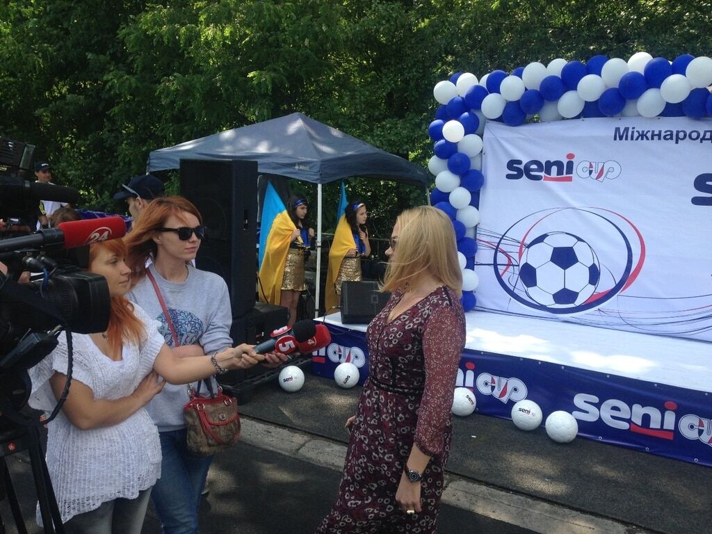 Наталия Бучинская поддержала футбольный турнир для людей с особыми потребностями