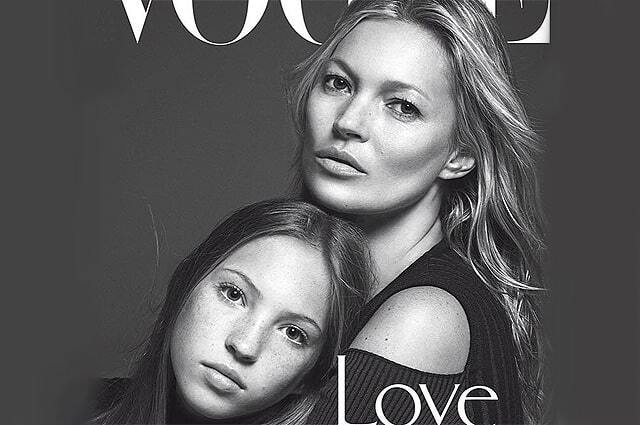 Два поколения красоты: Кейт Мосс с дочкой снялась для итальянского Vogue