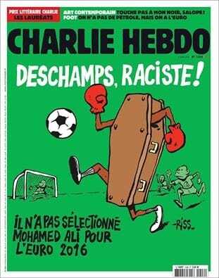 Гроб сыграет в футбол: Charlie Hebdo посвятил обложку терактам на Евро-2016. Фотофакт