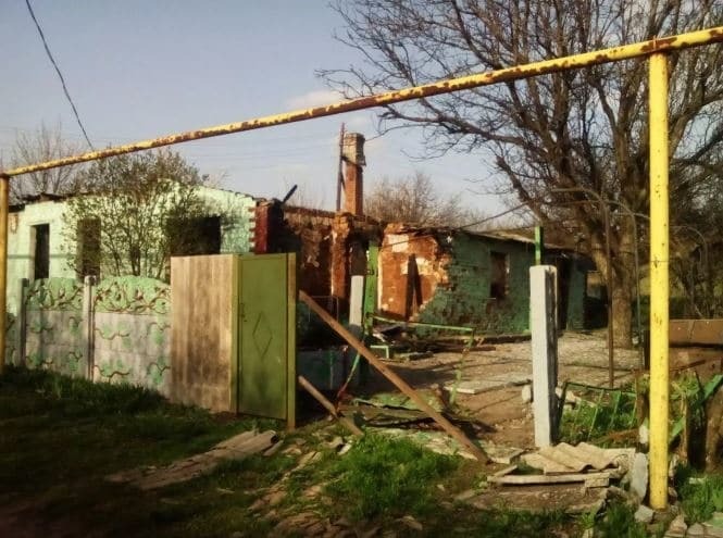 В сети опубликовали фото с места ожесточенного обстрела сил АТО под Зайцево