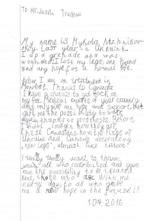 "Дали надежду на будущее": Порошенко передал Трюдо трогательное письмо мальчика с Донбасса. Опубликованы фото