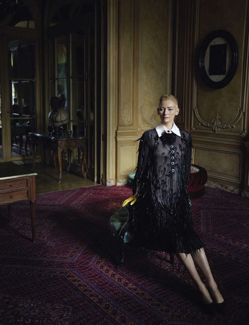 Украинский фотограф сняла Тильду Суинтон для Vogue Italia