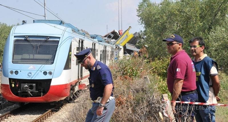 Столкновение поездов в Италии: количество жертв возросло