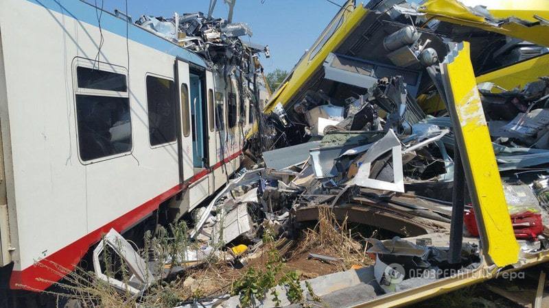 Зіткнення потягів в Італії: кількість жертв зросла