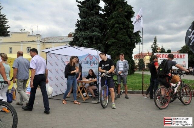 У Луцьку відбувся "Велопробіг бандерівців" за здоровий спосіб життя. Фото